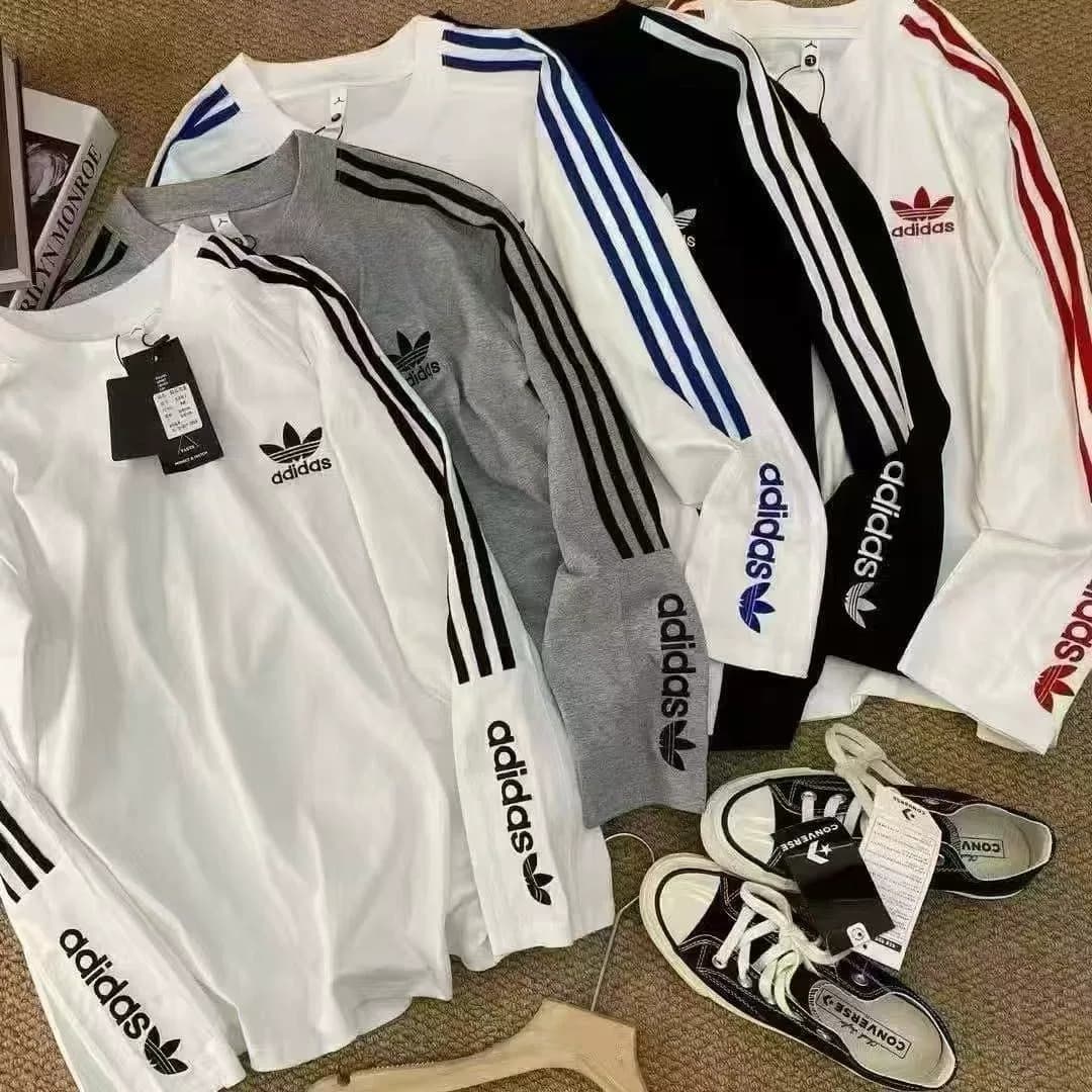 Свитер Adidas clover с длинными рукавами, в комплекте с тремя стандартными бирками.,