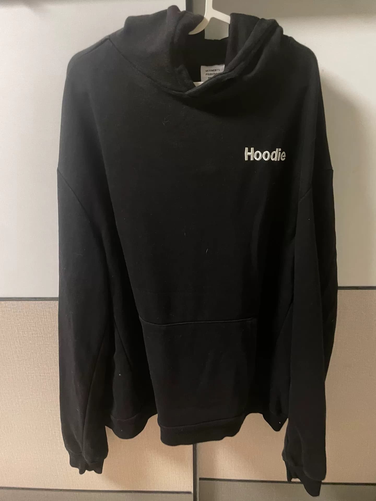Вытяжка Vetements 16fw Definition Hood