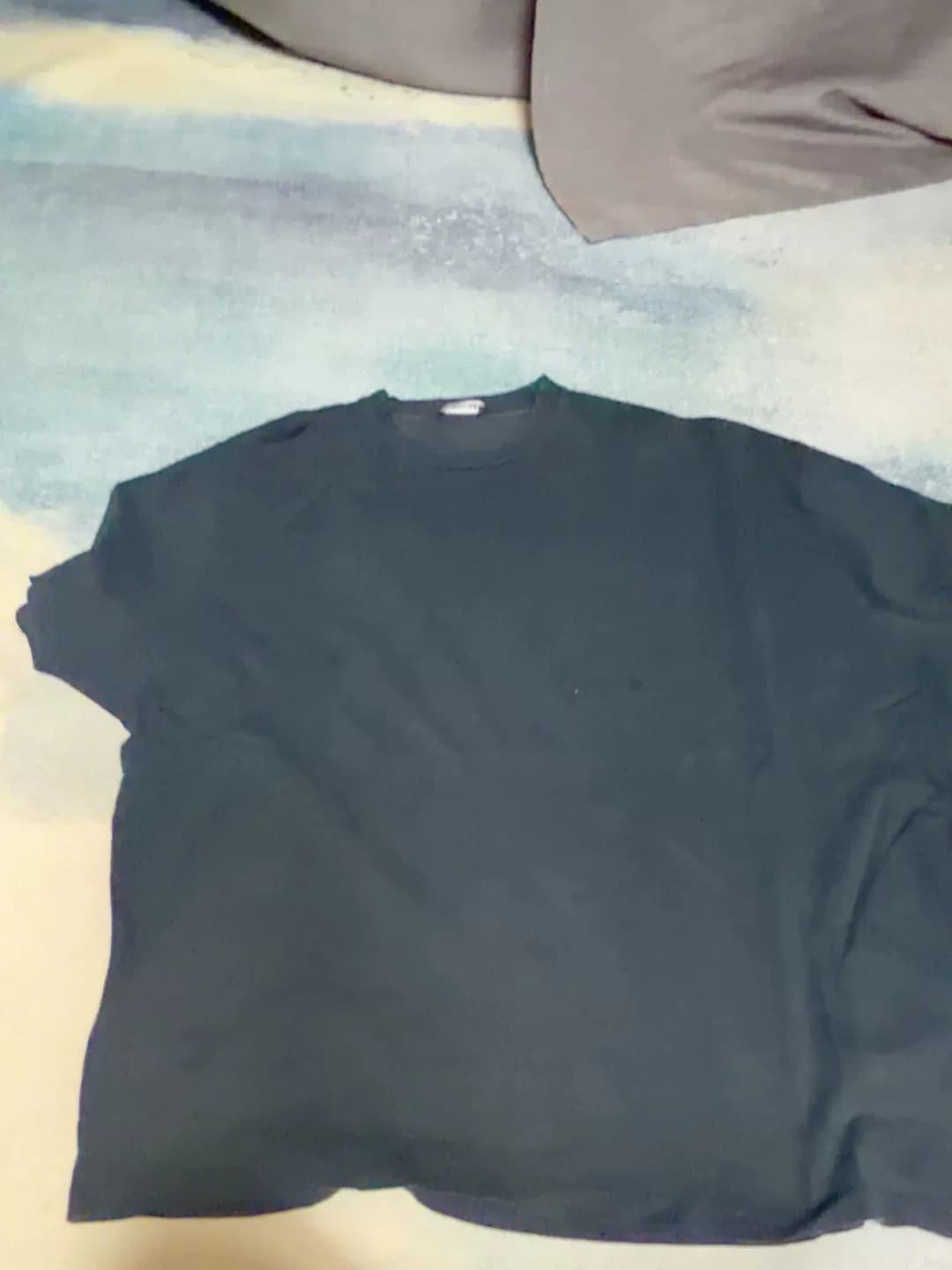 Balenciaga Черная футболка Balenciaga с короткими рукавами, размер XS.Чистая хлопчатобумажная ткань,