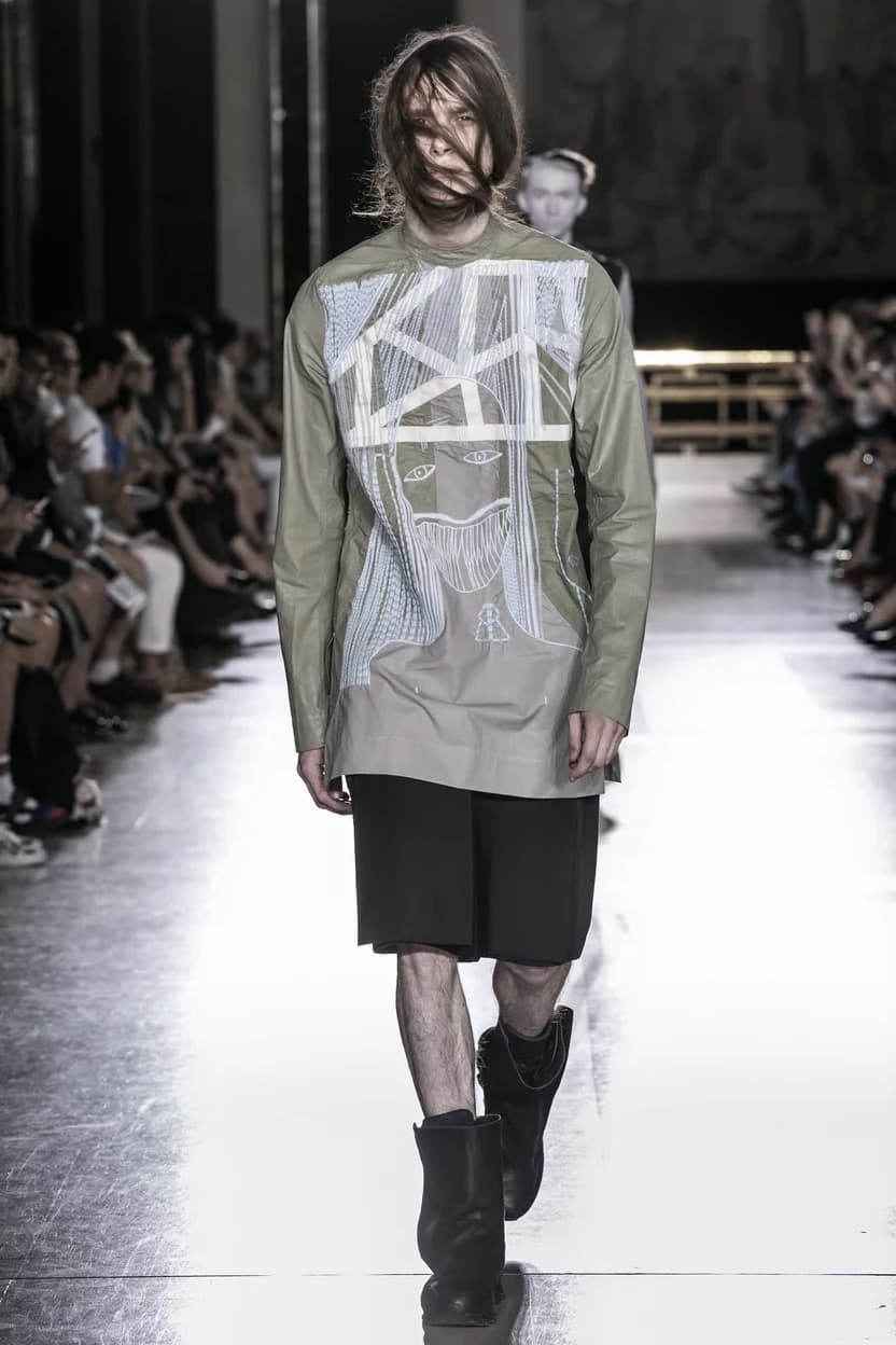 Куртка и брюки Rick Owens 15ss main line show из серии dark pioneer