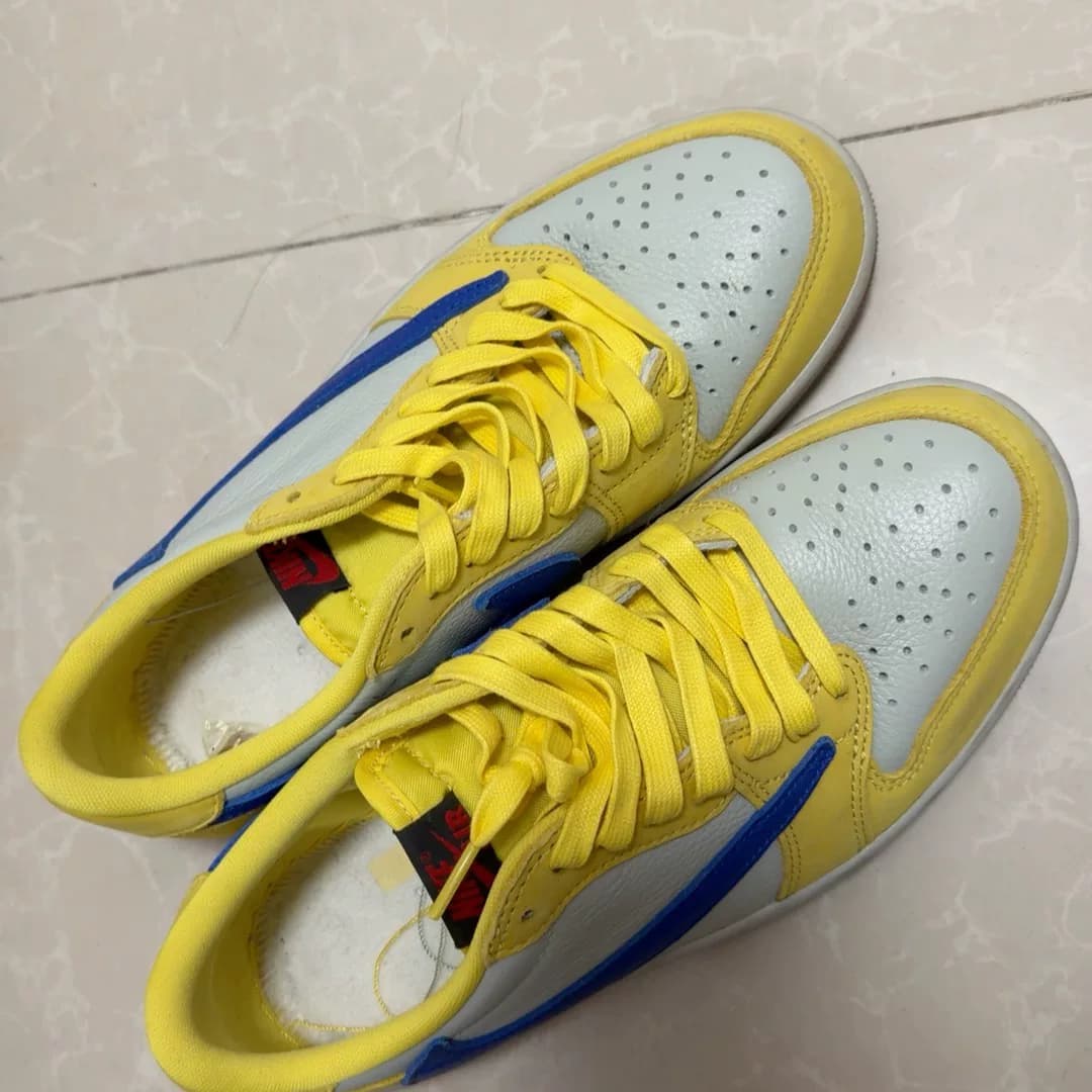 Кроссовки Nike SB barbs 7.0, желто-синяя расцветка, размер 39, товар