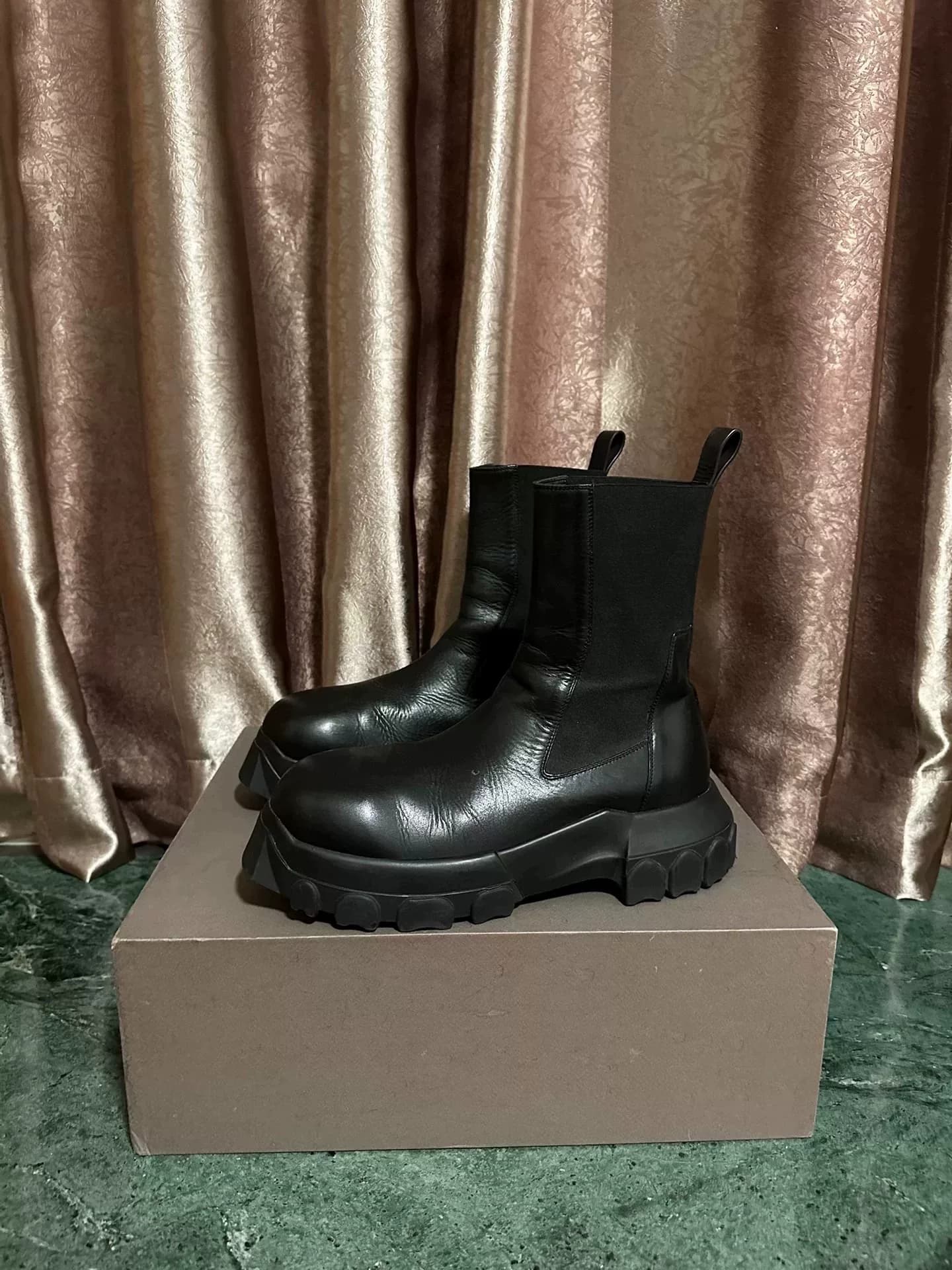 Ботинки Челси на осьминожьей подошве Rick Owens RO bozo