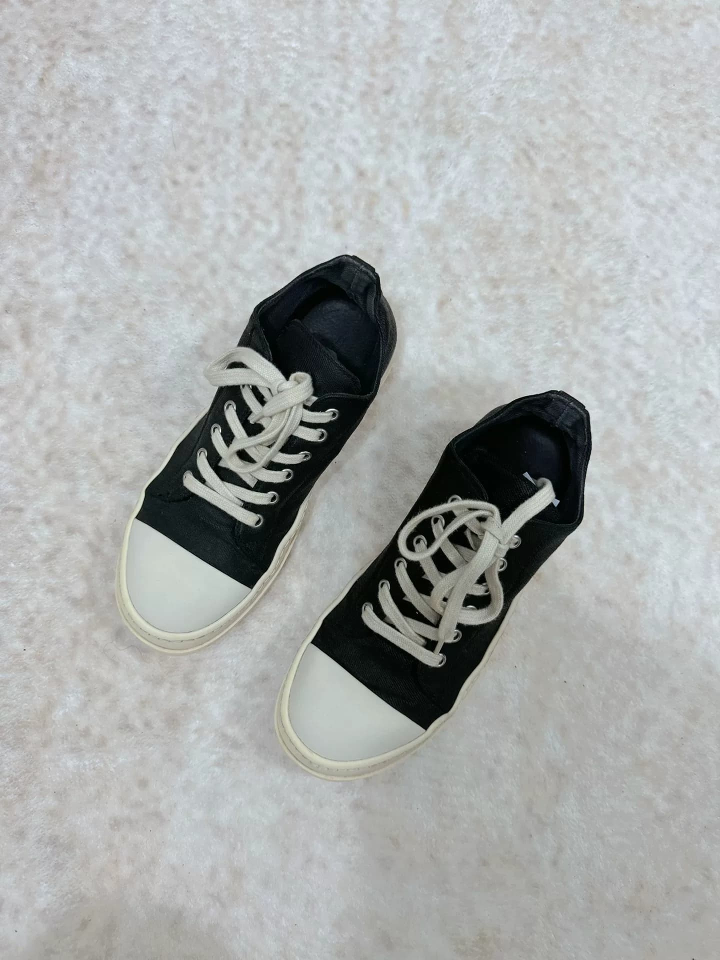 Rick Owens Drkshdw С вощеной поверхностью Большой размер Converse 39 Золотой