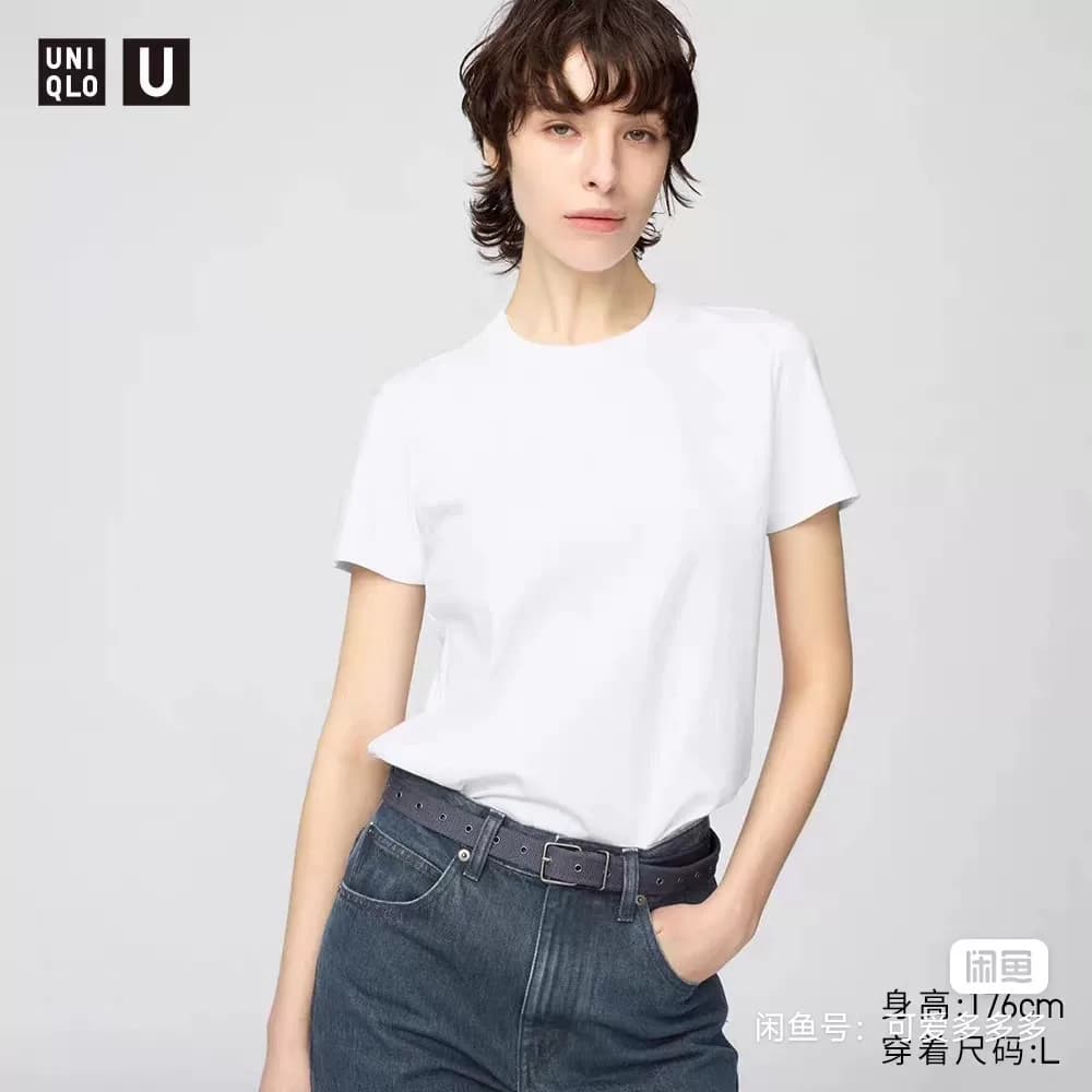 Футболка Uniqlo Master T, абсолютно новая, с биркой, белого цвета, размер L, артикул 483456, посмотрите внимательно