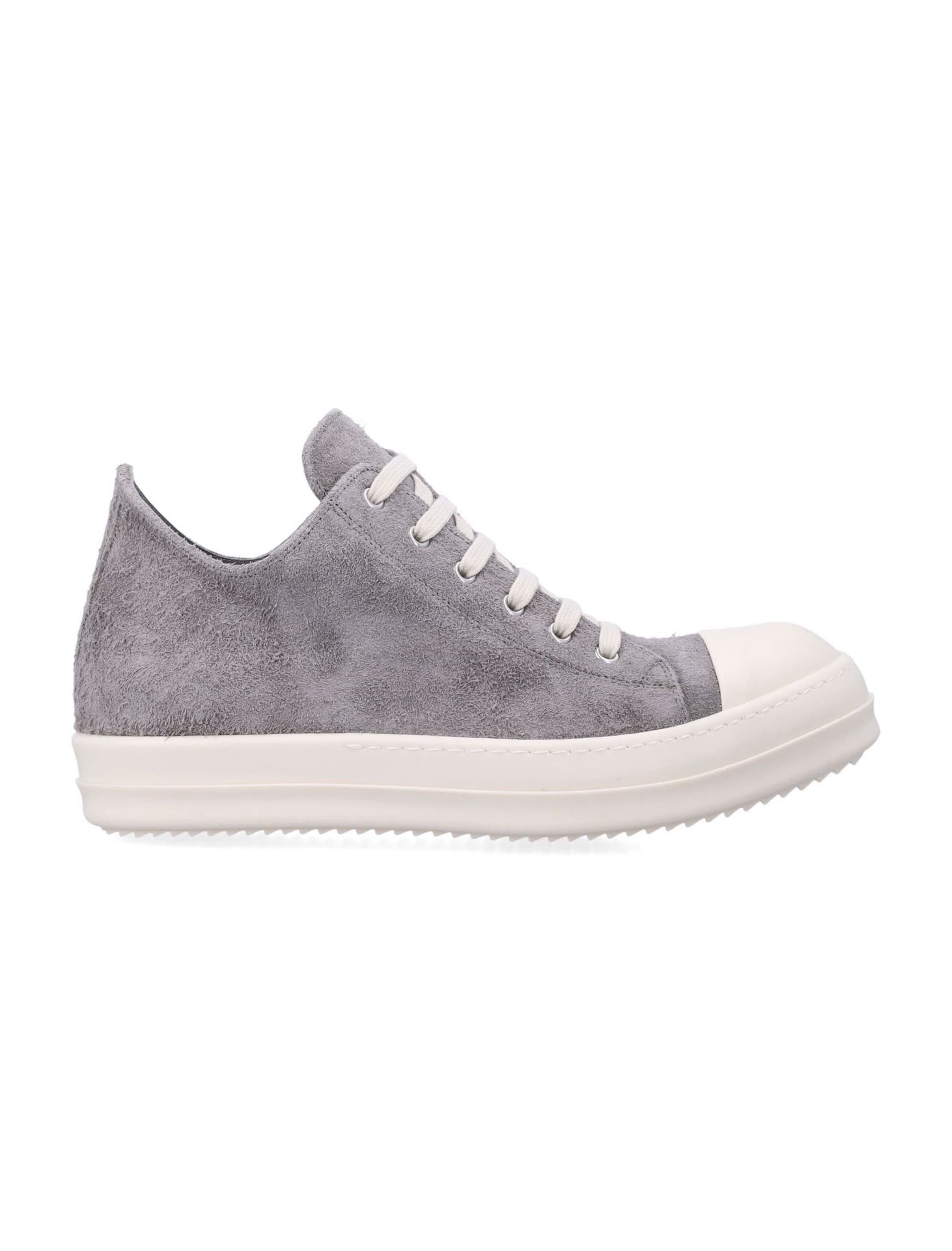 Кроссовки Rick Owens 26FW ro main line из серой замши converse