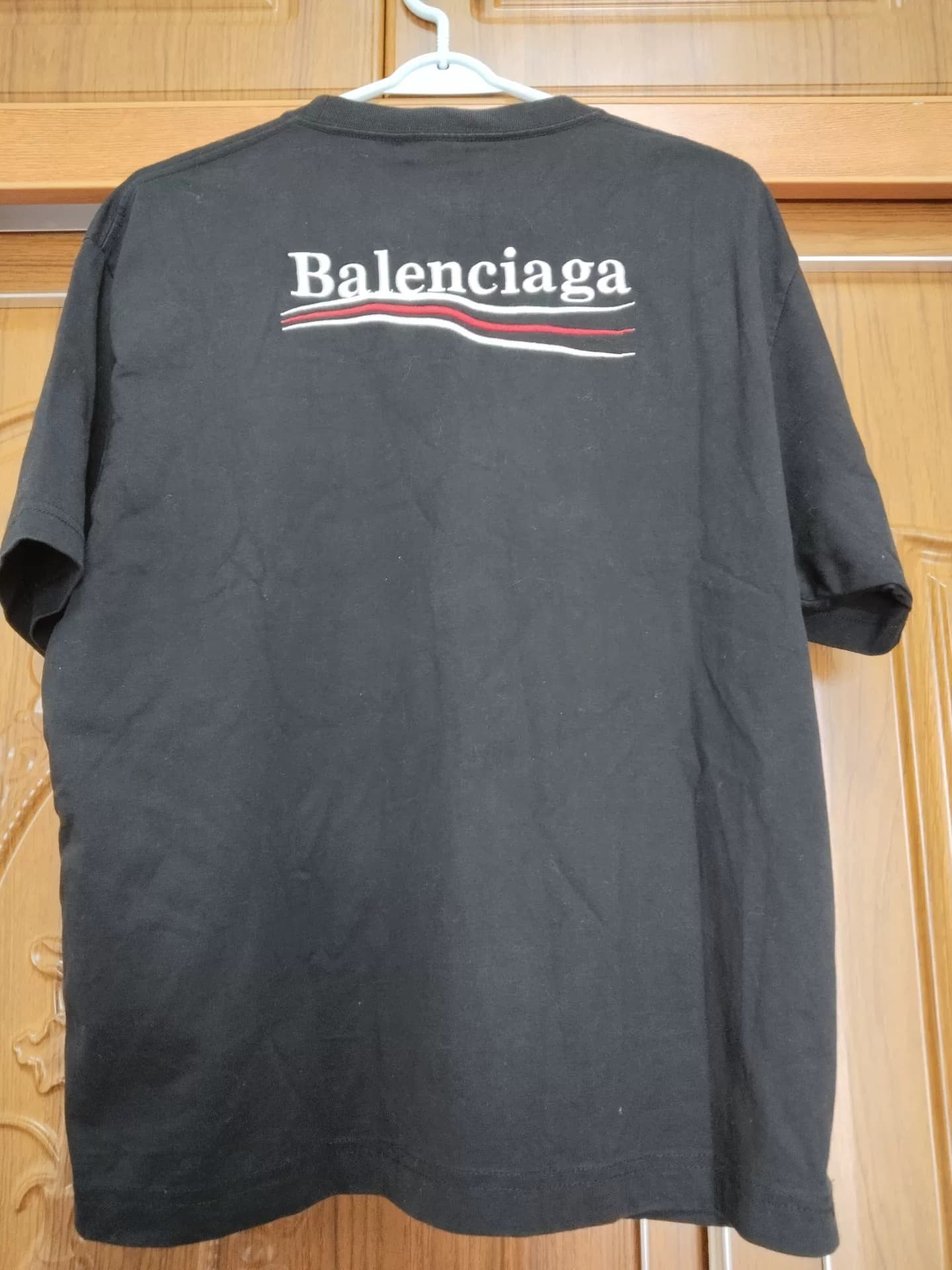 Balenciaga Черная футболка Balenciaga с короткими рукавами, размер XS, сделано в Португалии,