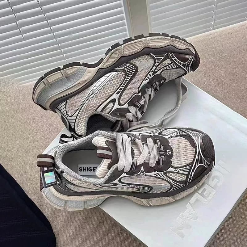 Туфли Balenciaga daddy, размер 38, куплены на Таобао 25 февраля, надеты два раза, туфли слишком