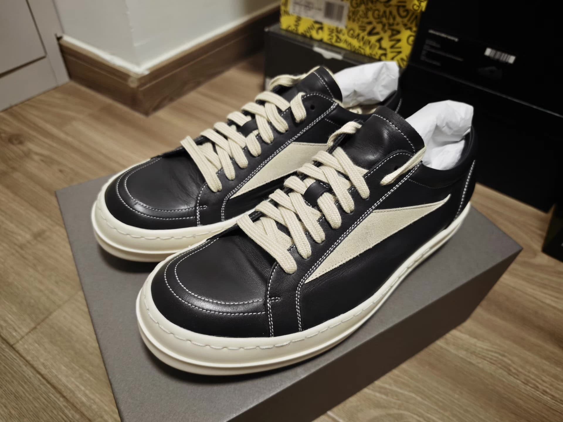 Кроссовки Rick Owens с низким берцем, купленные в Ханчжоу в 77 году I.T, 4