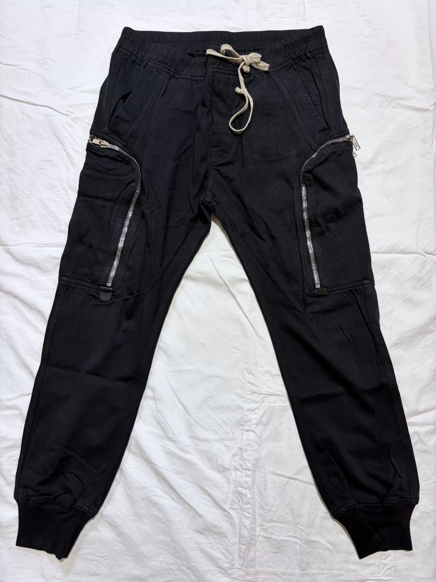 Повседневные брюки Rick Owens, черные, размер 54, почти новые
