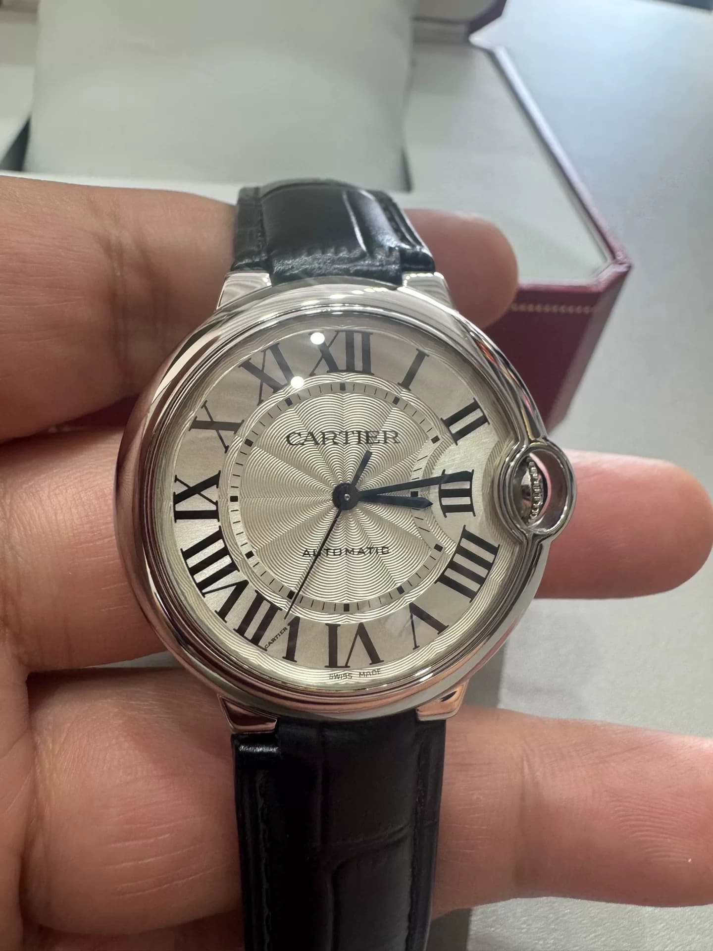 Cartier Blue Balloon W69017Z4 Автоматический механический 36,6 мм из нержавеющей стали