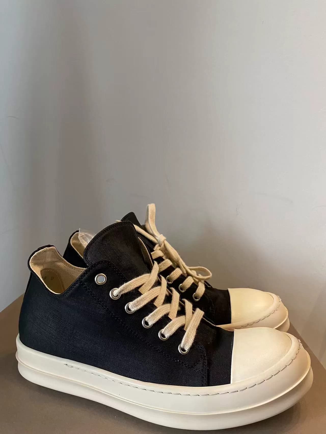 Восковая поверхность с глубоким вырезом от Rick owens complex line big Converse, размер 39, ro's big explosion