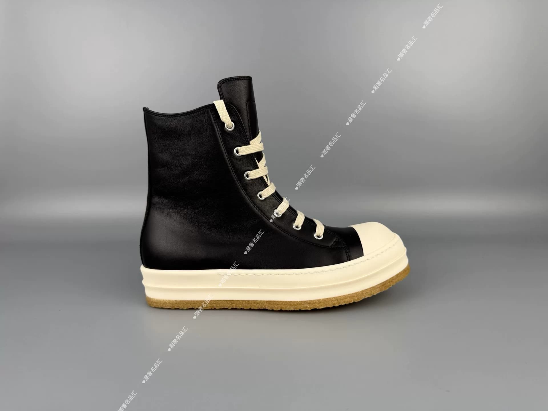 Новые осенне-зимние кеды converse из воловьей кожи RICK OWENS 2025SS на подошве