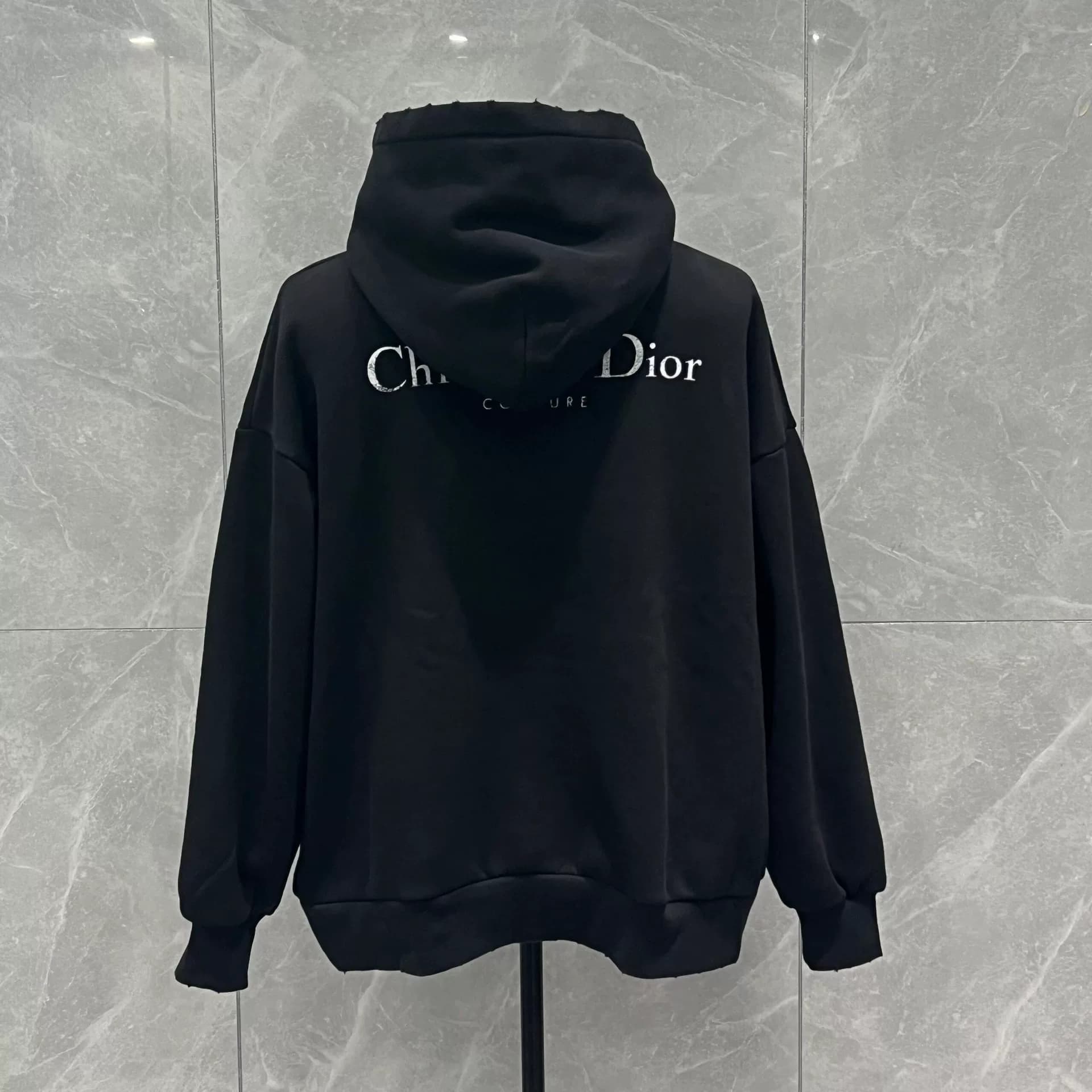 Взрывная куртка с капюшоном Dior Dior спереди и сзади с буквенным принтом