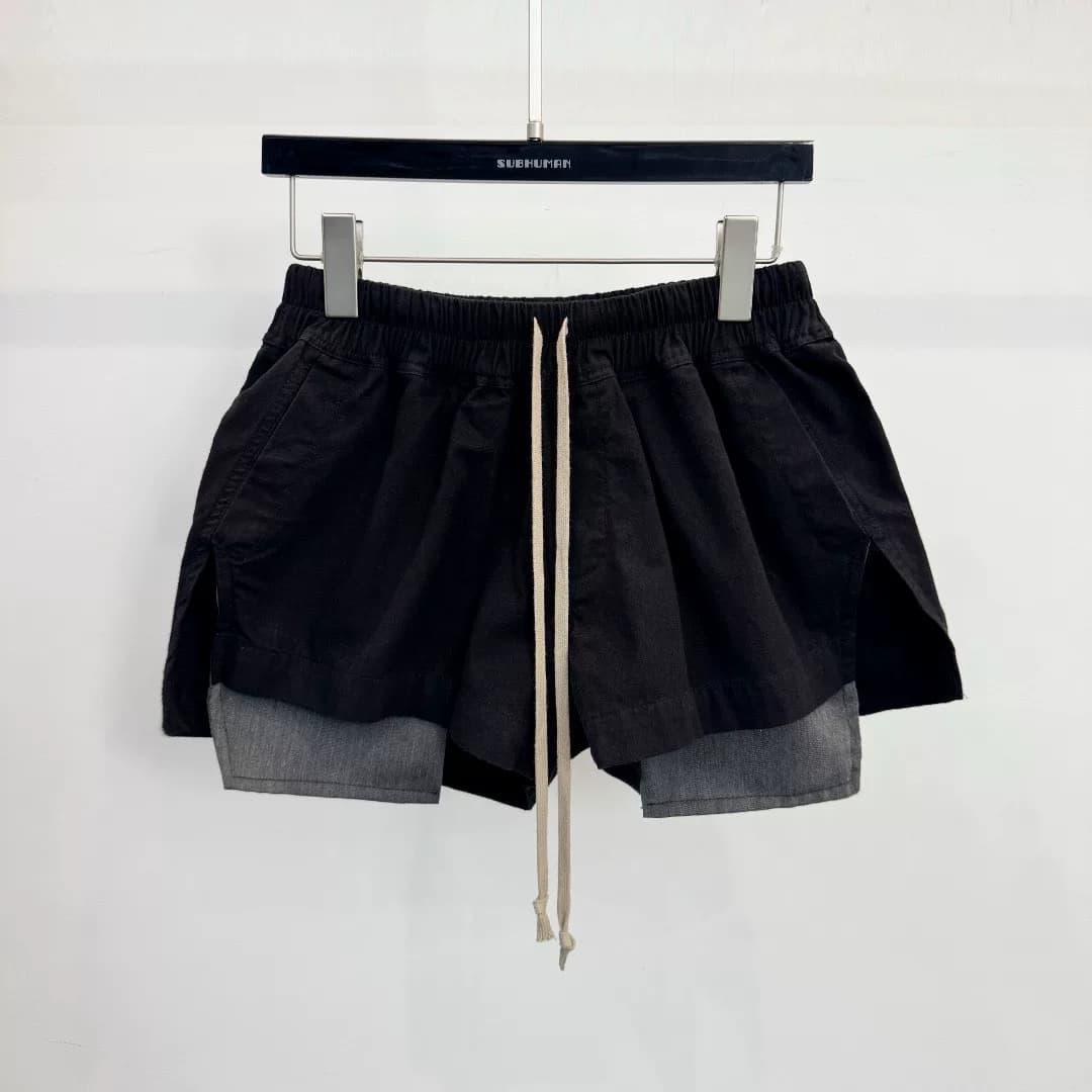 Новые хлопчатобумажные карманы в темном стиле от Rick Owens высокого качества, открытые эластичные завязки на талии