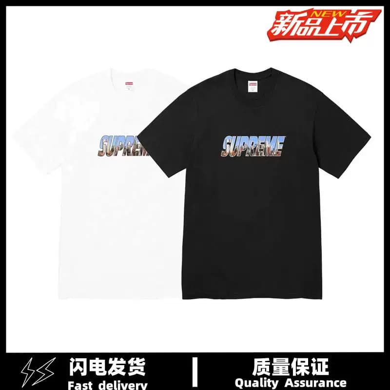 Пятно Европа и США версия тренда Supreme 23FW GOTHAM TEE