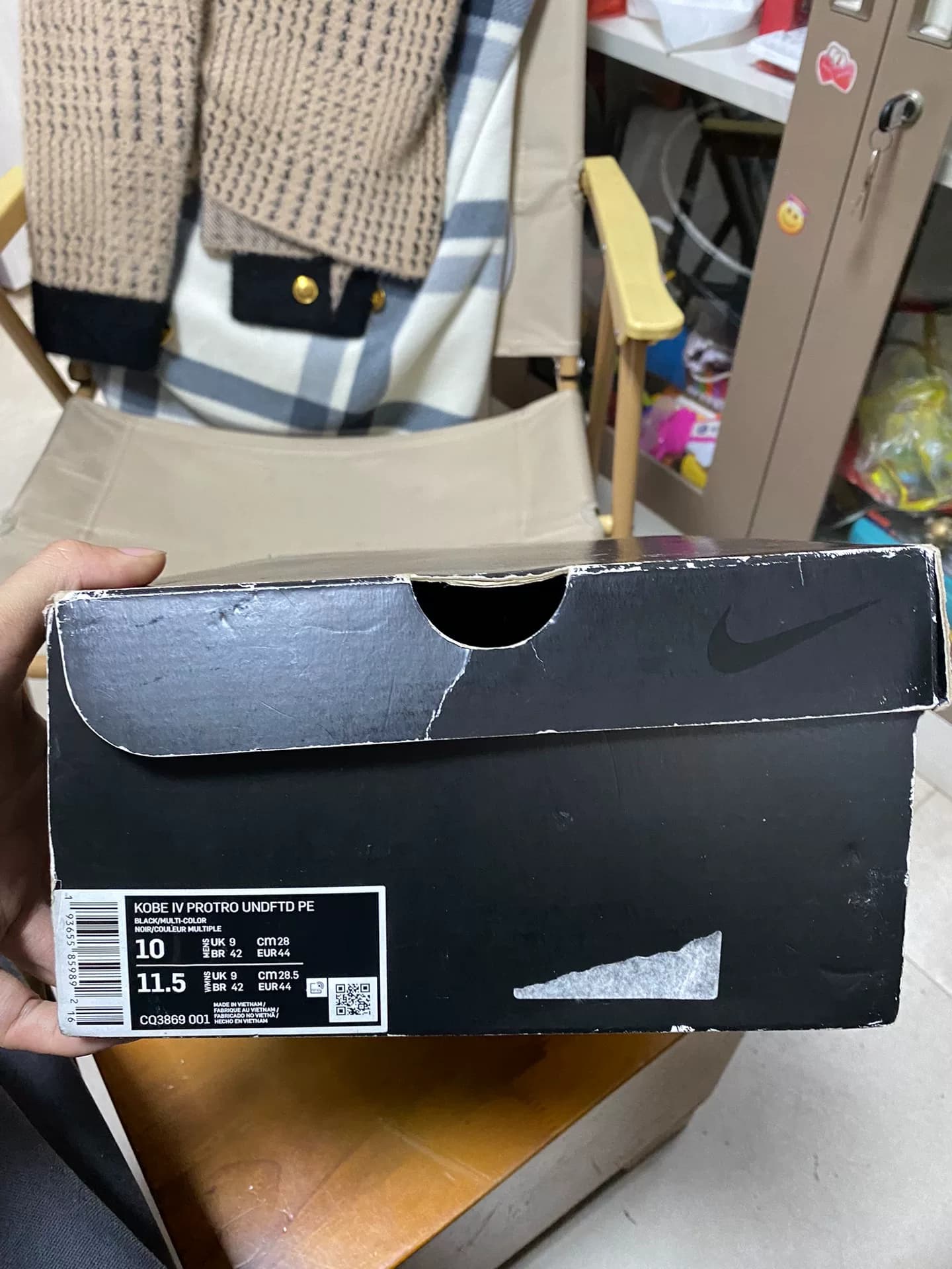 НЕПОБЕДИМАЯ коробка для обуви Nike Nike Zoom Kobe
