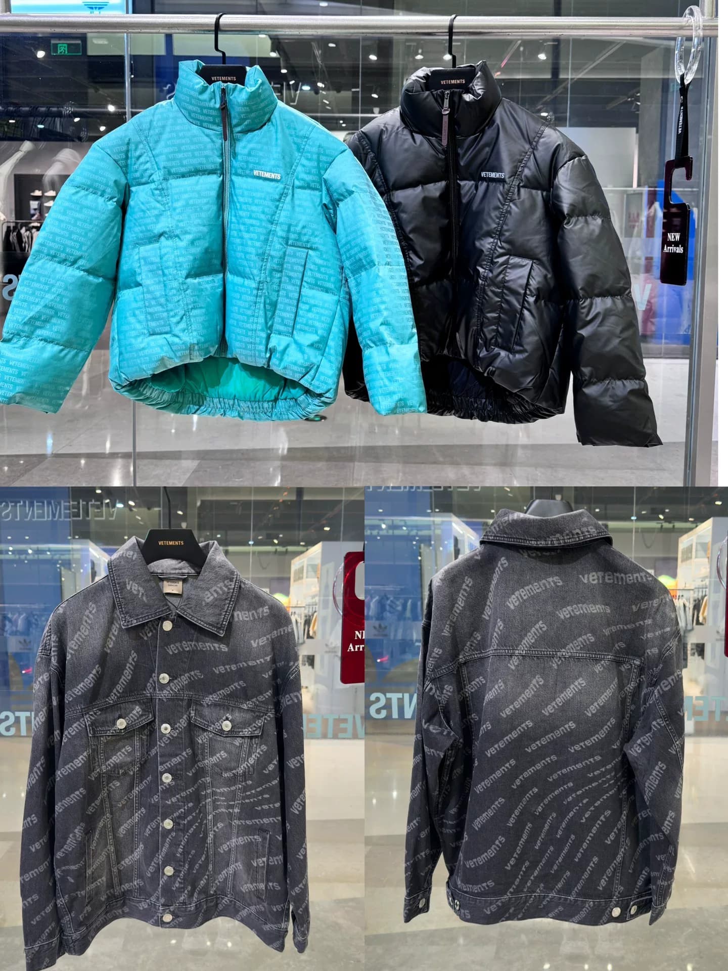 Новый женский пуховик VETEMENTS counter из натуральной кожи Witt Meng 2025 осень-зима