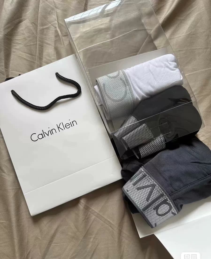 Мужские боксерские шорты CK из чистого хлопка NEI pants CalvinKlein из органического хлопка comfort net