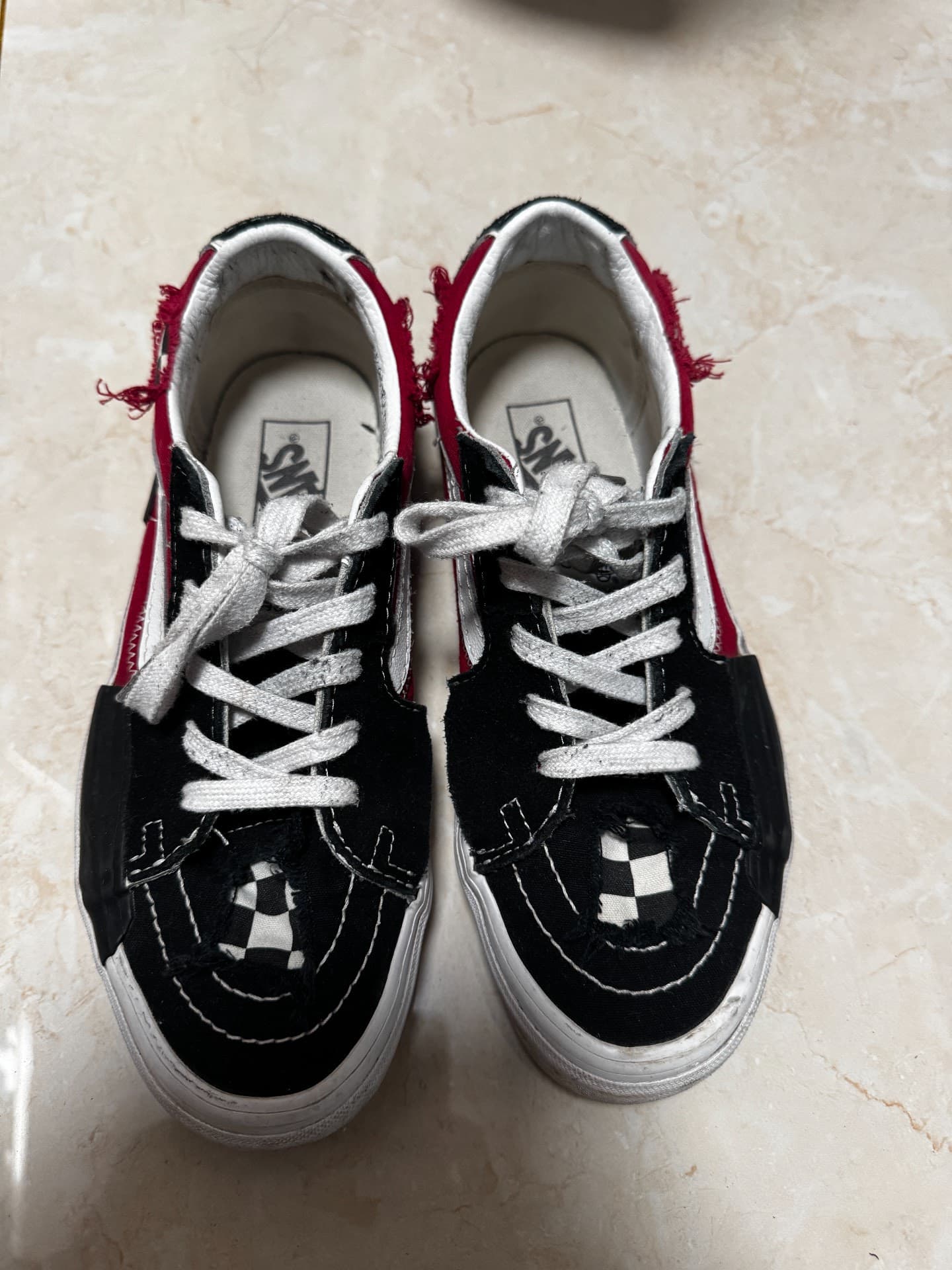 Оригинальные фургоны-sk8 черно-красный 41