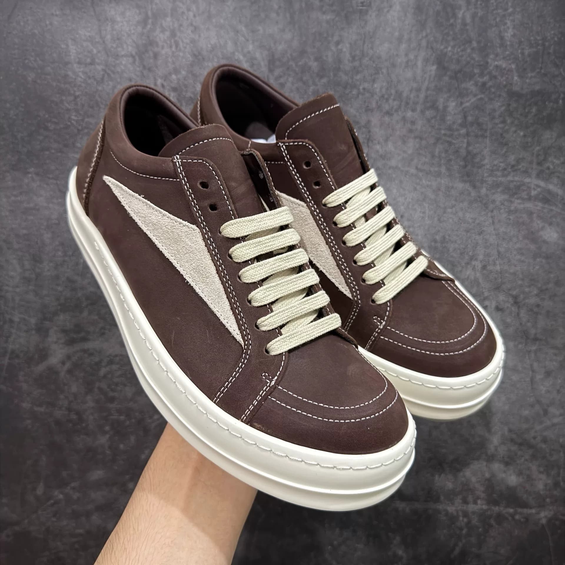 Независимая линия RO Owens RickOwens main line Crazy Horse с маслом и воском для кожи с глубоким вырезом Wanzi