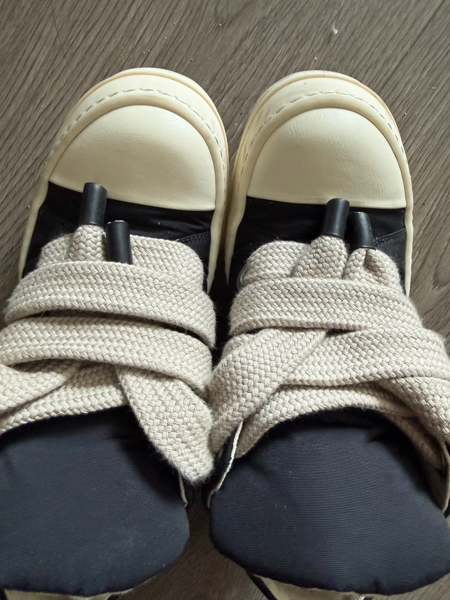 Черные кроссовки RICKOWENS Rick Owen с глубоким вырезом, размер 37, fight