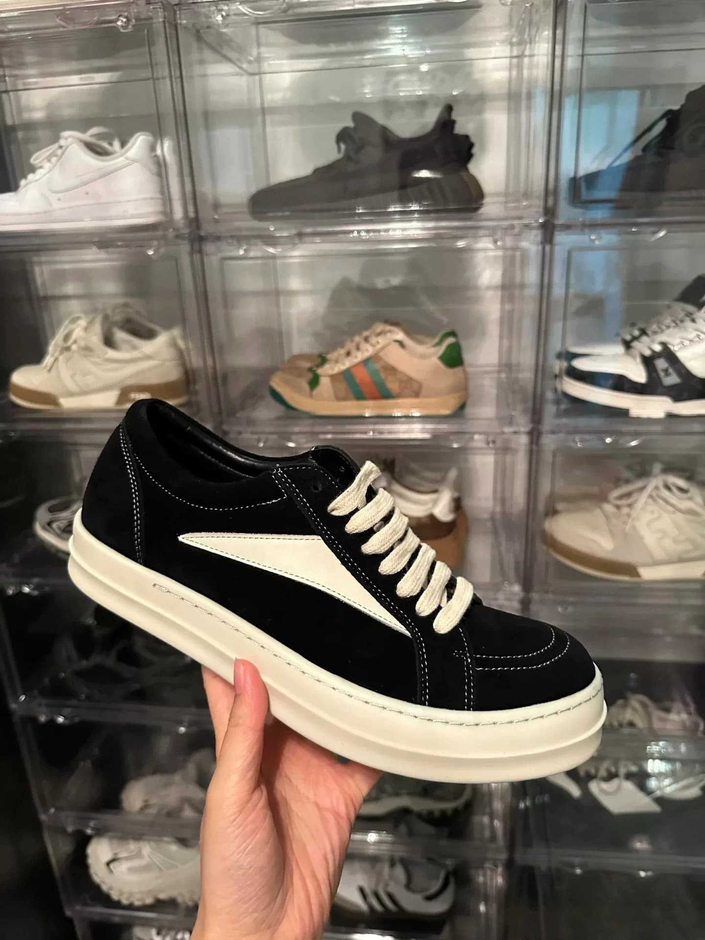 RO Owens Rickowens нарушение фургонов в стиле черного цвета