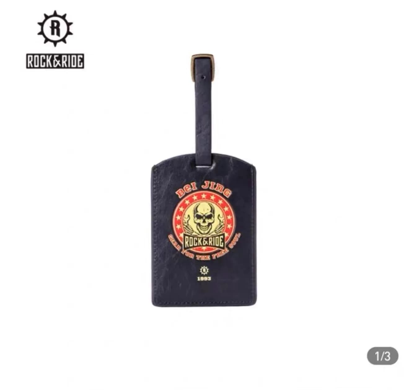 Футляр для карт с багажной биркой Rock&Ride Beijing Limited (совершенно новый) Black Skull lo