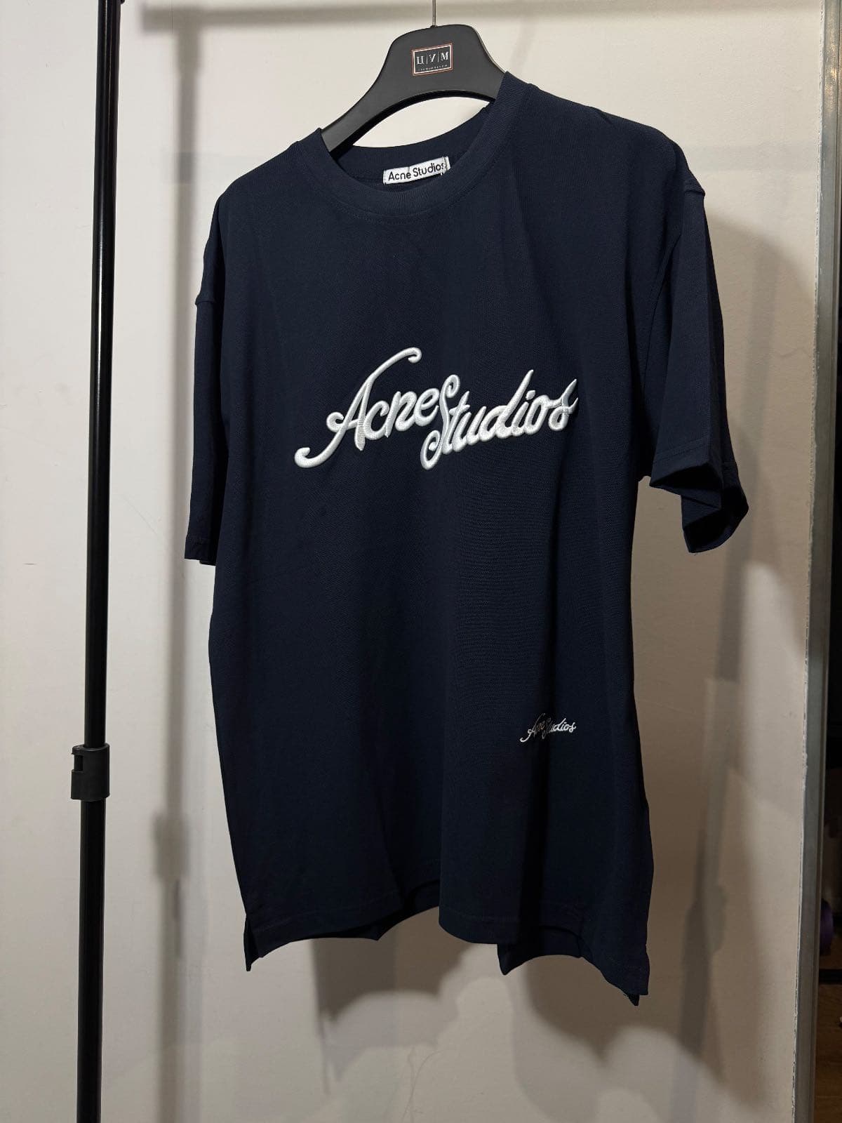Футболка Acne Studios blue milky